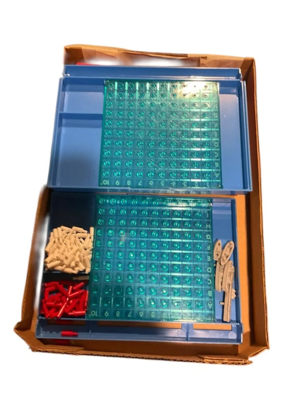 Source Unknown Battleship Game Set - Red and Blue